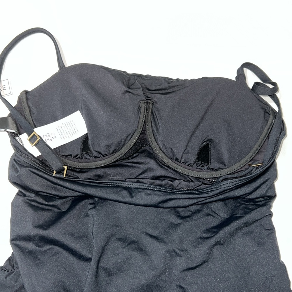 La Blanca Island Goddess Underwire Lingerie Strap Tankini Top & Bikini Bottom 10 - Picture 12 of 14